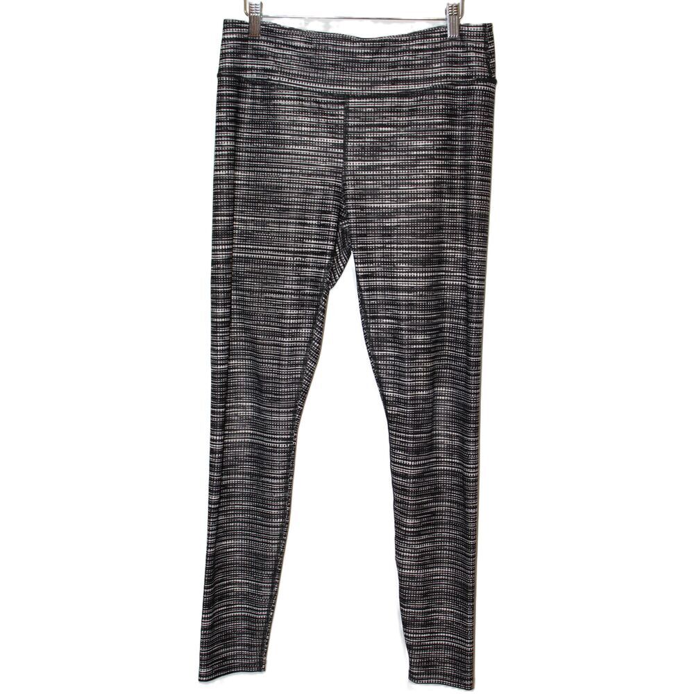 Womens JoyLab Black White Textured Dot Full Length Leggings with Pocket Size XL